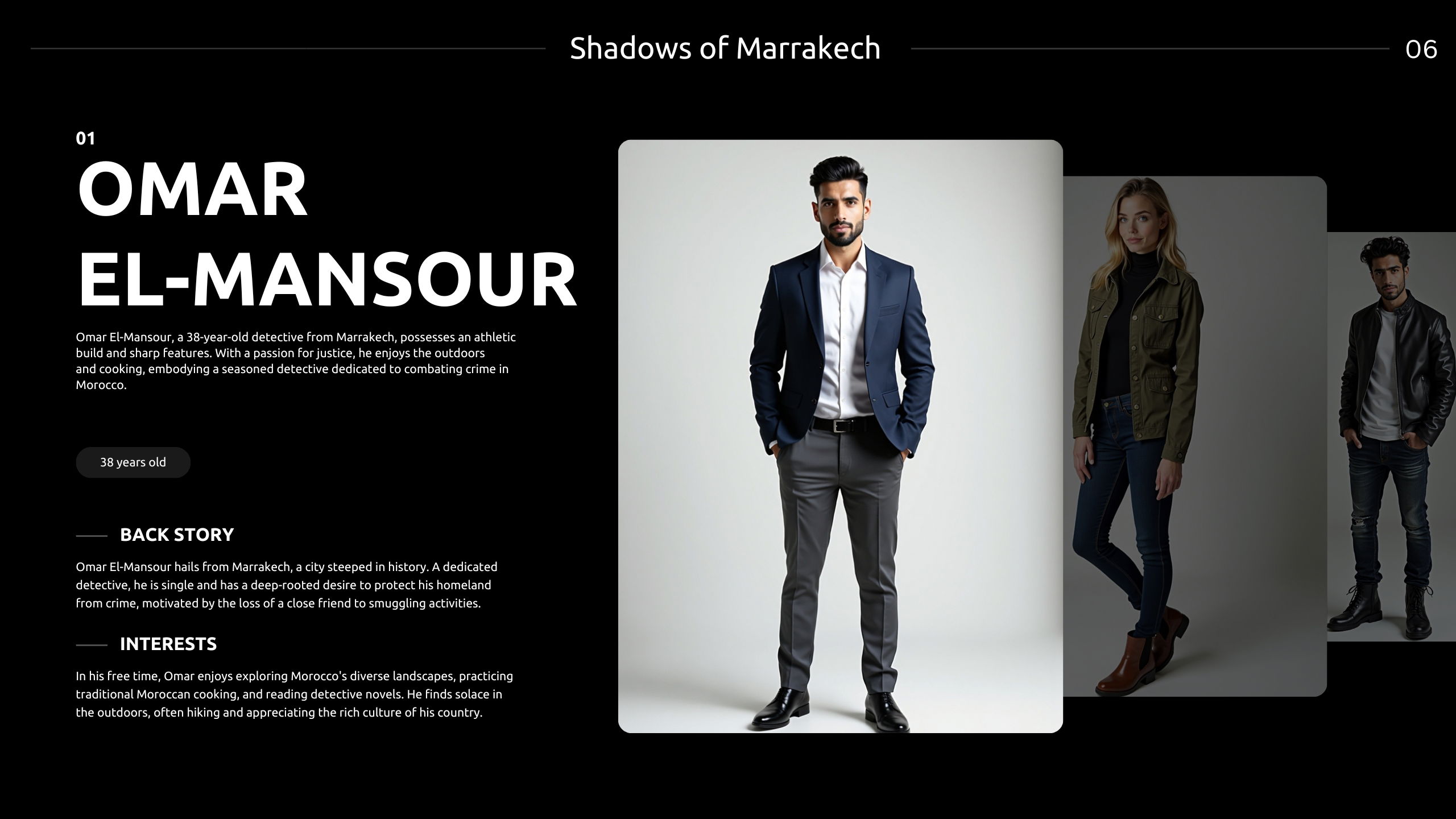 Ombres de Marrakech - Pitch deck