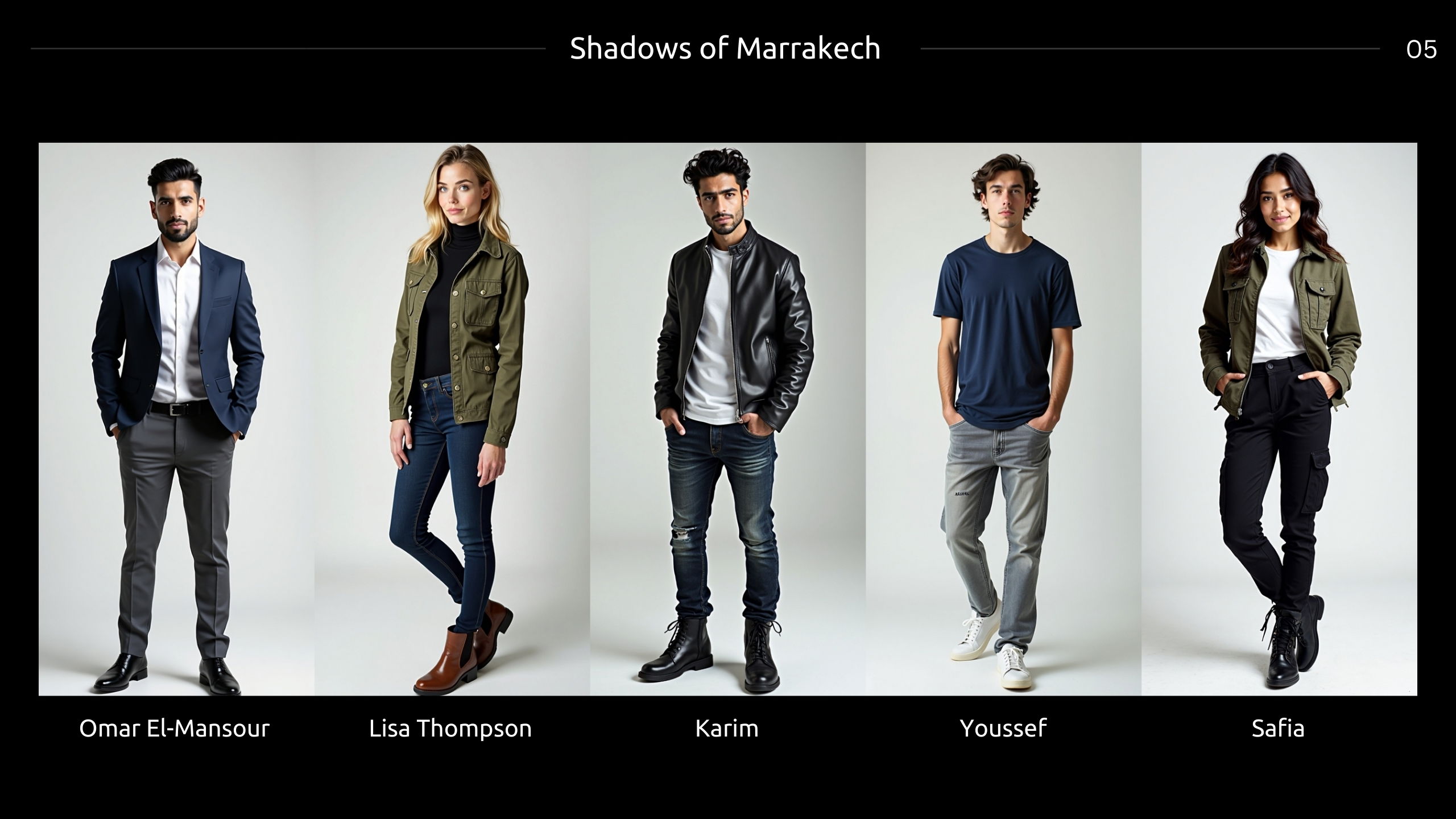 Ombres de Marrakech - Pitch deck