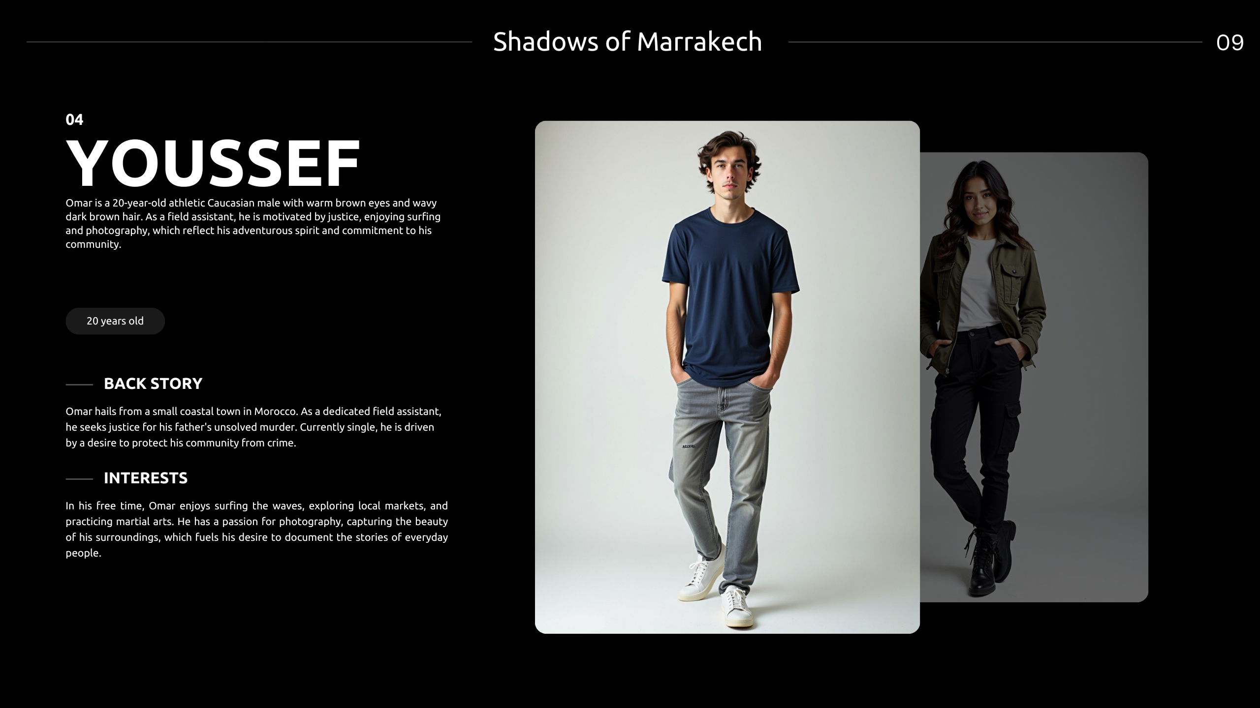 Ombres de Marrakech - Pitch deck