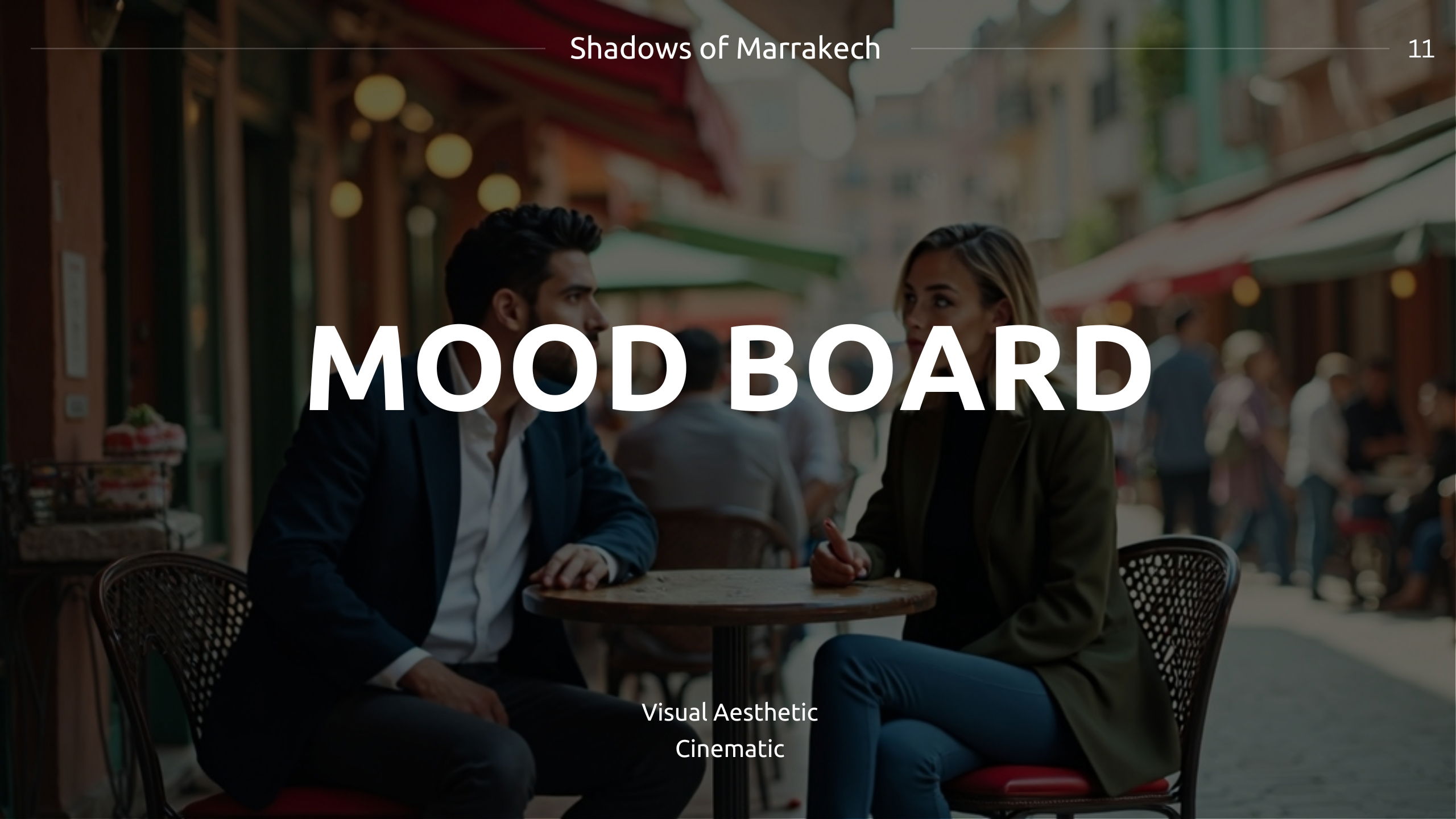 Ombres de Marrakech - Pitch deck