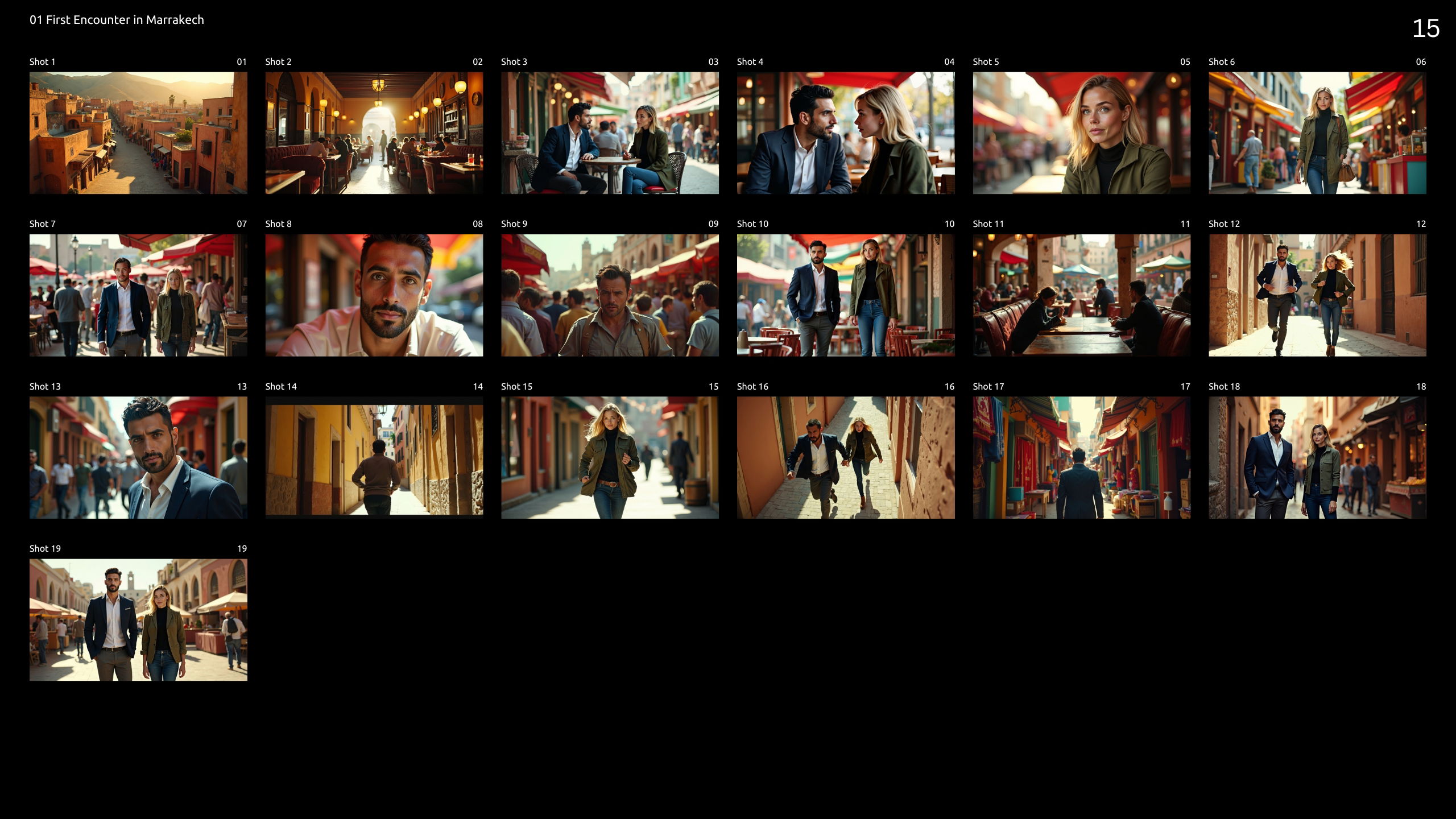 Ombres de Marrakech - Pitch deck