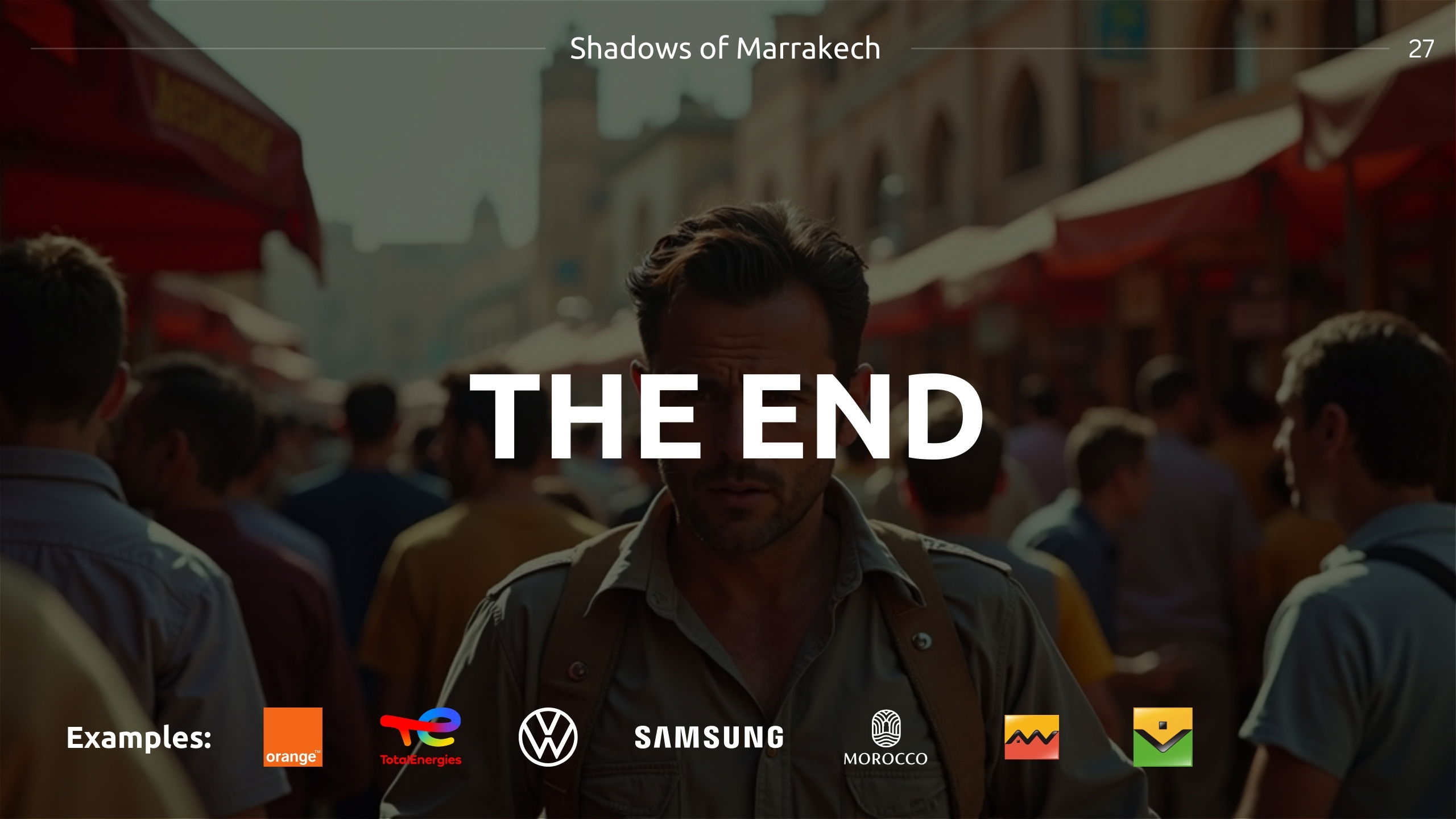 Ombres de Marrakech - Pitch deck