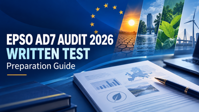 EPSO AD7 Audit Written Test 2026: What Is Assessed and How to Prepare Effectively