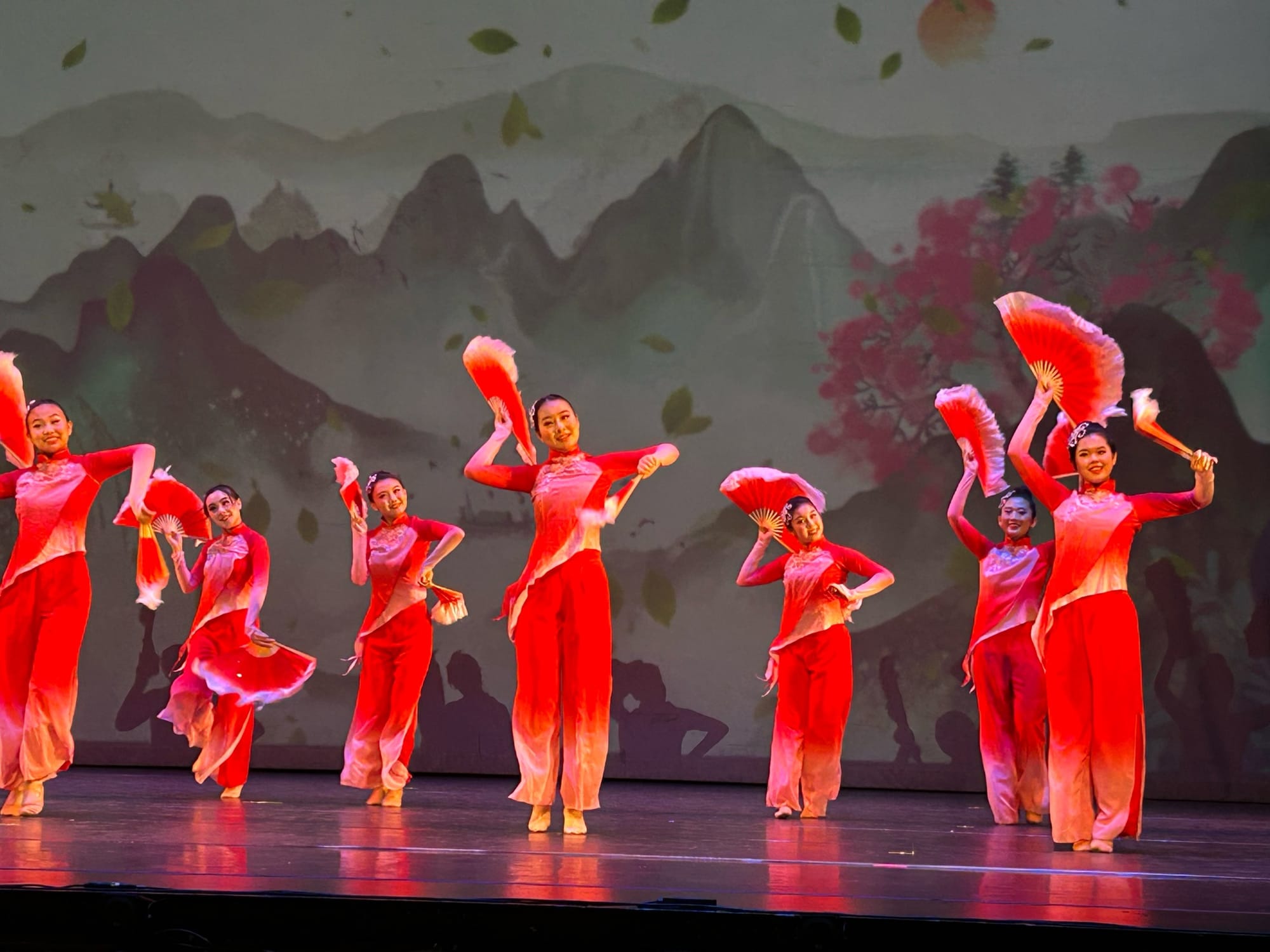 Invited to perform on the stage