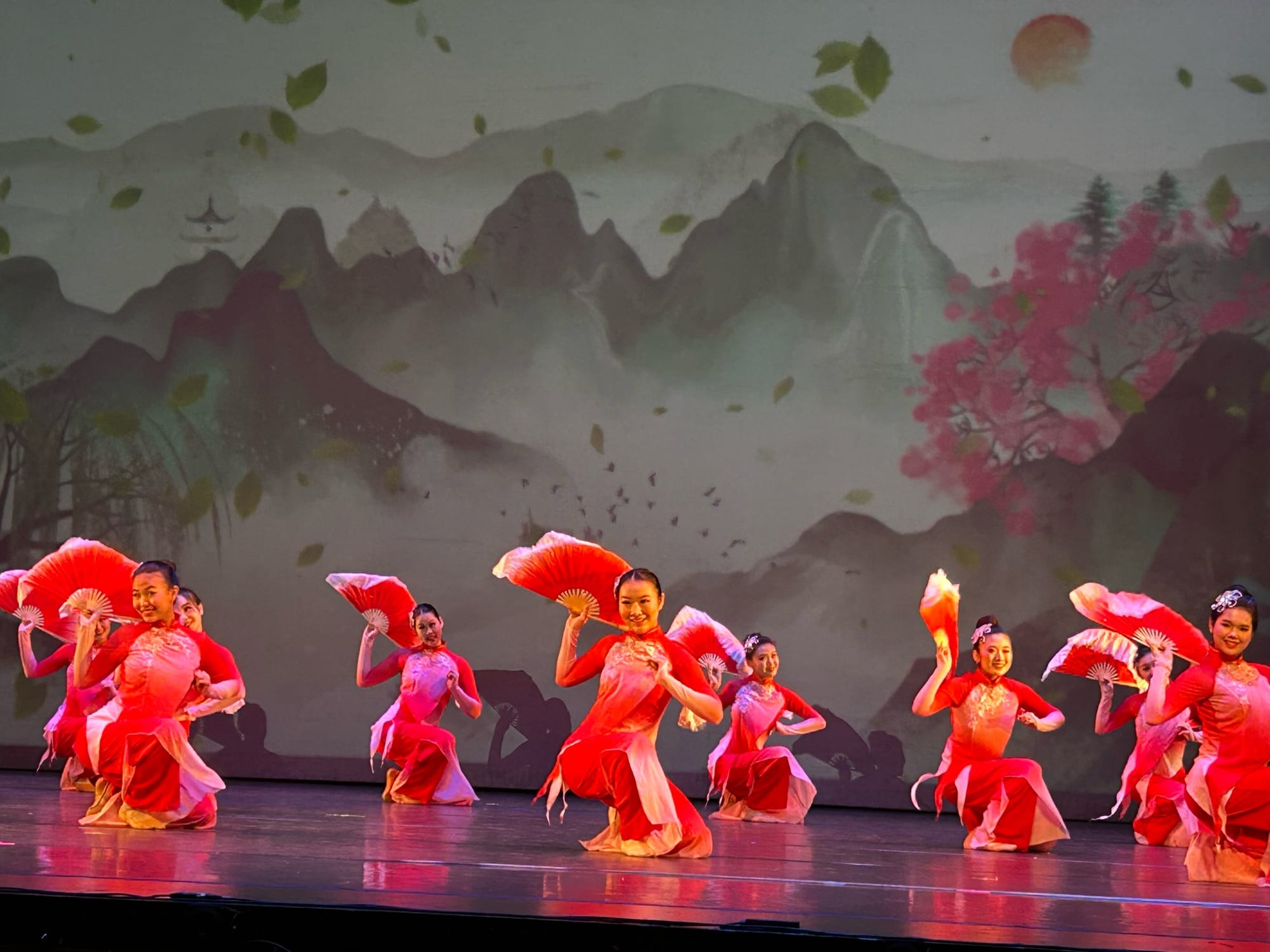 Invited to perform on the stage