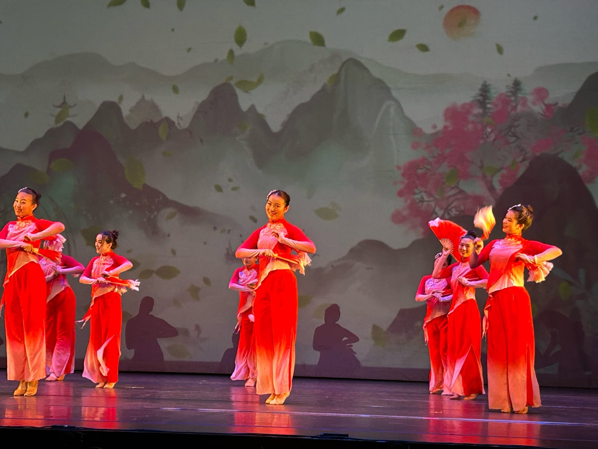 Invited to perform on the stage