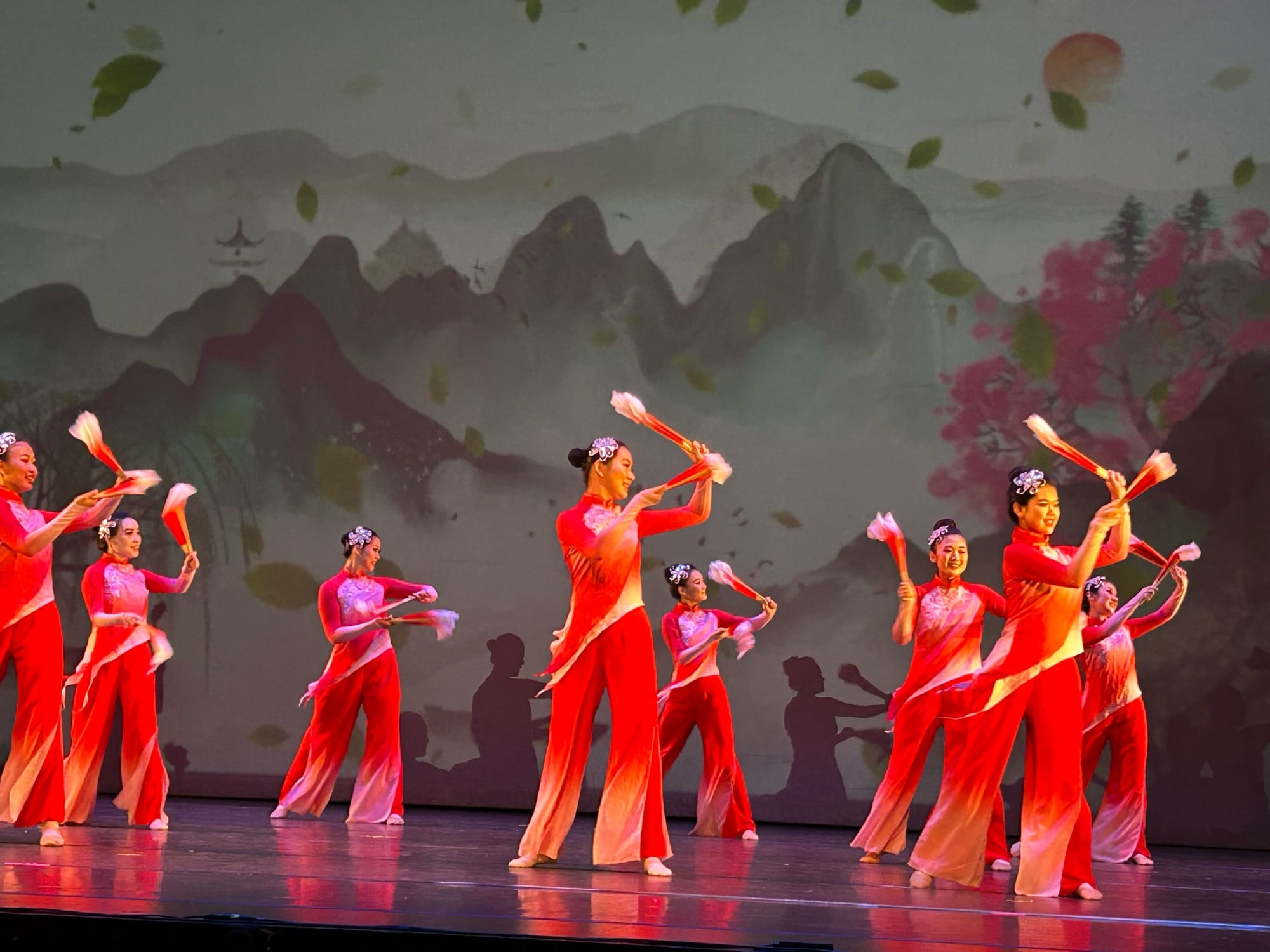 Invited to perform on the stage