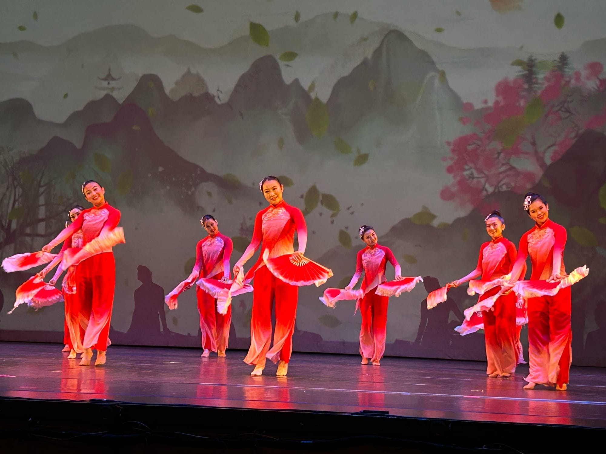 Invited to perform on the stage