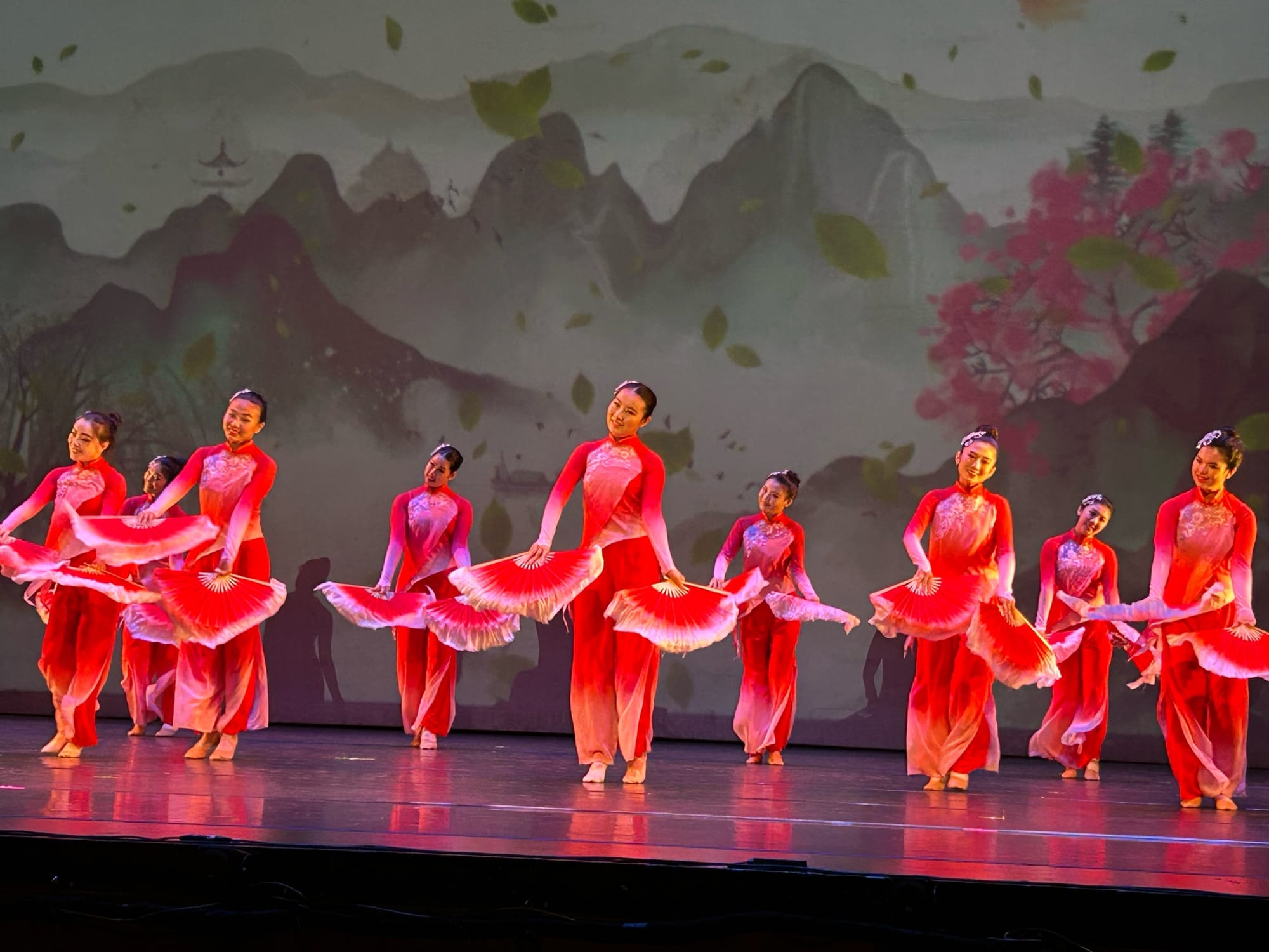 Invited to perform on the stage