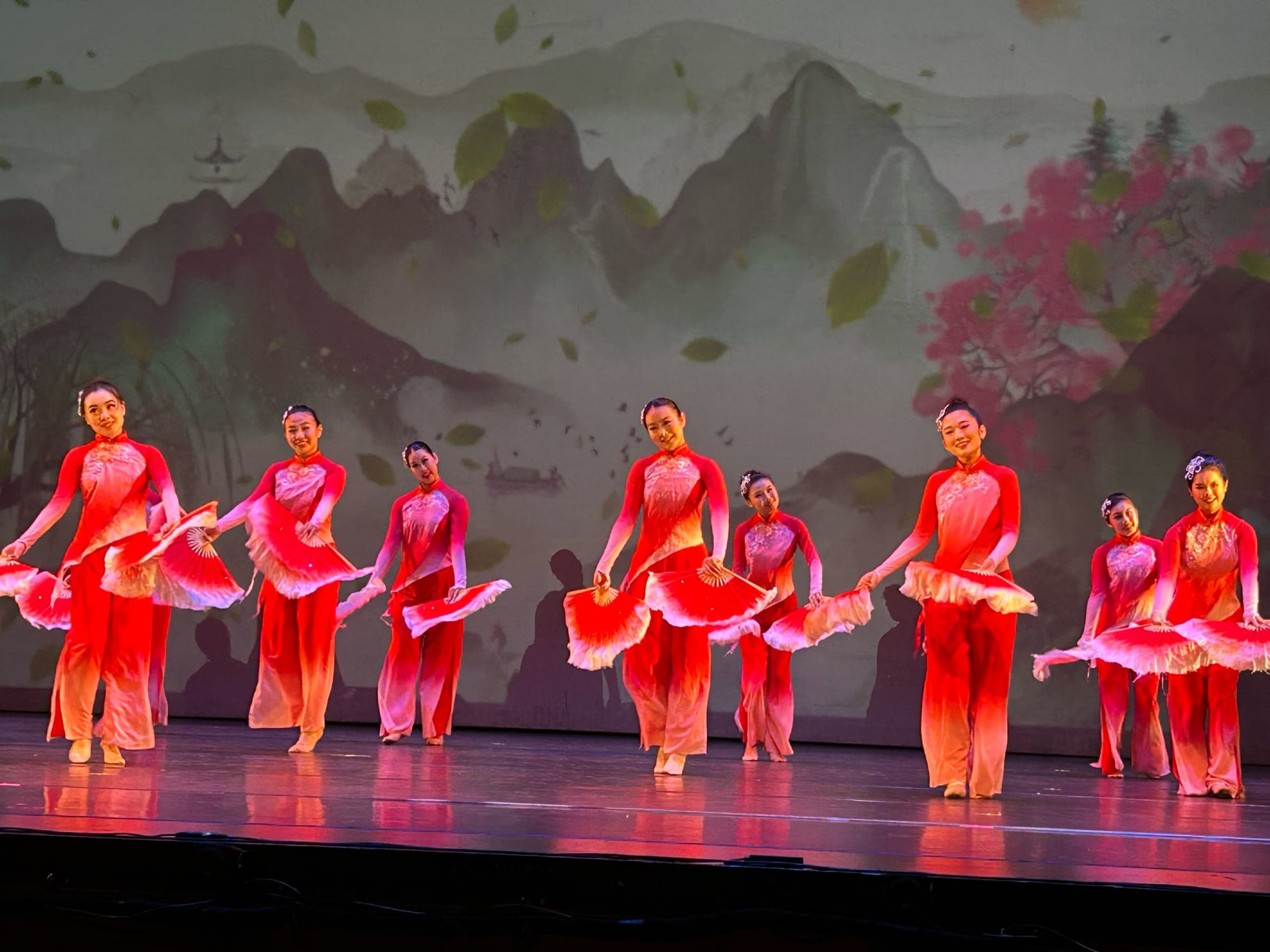 Invited to perform on the stage