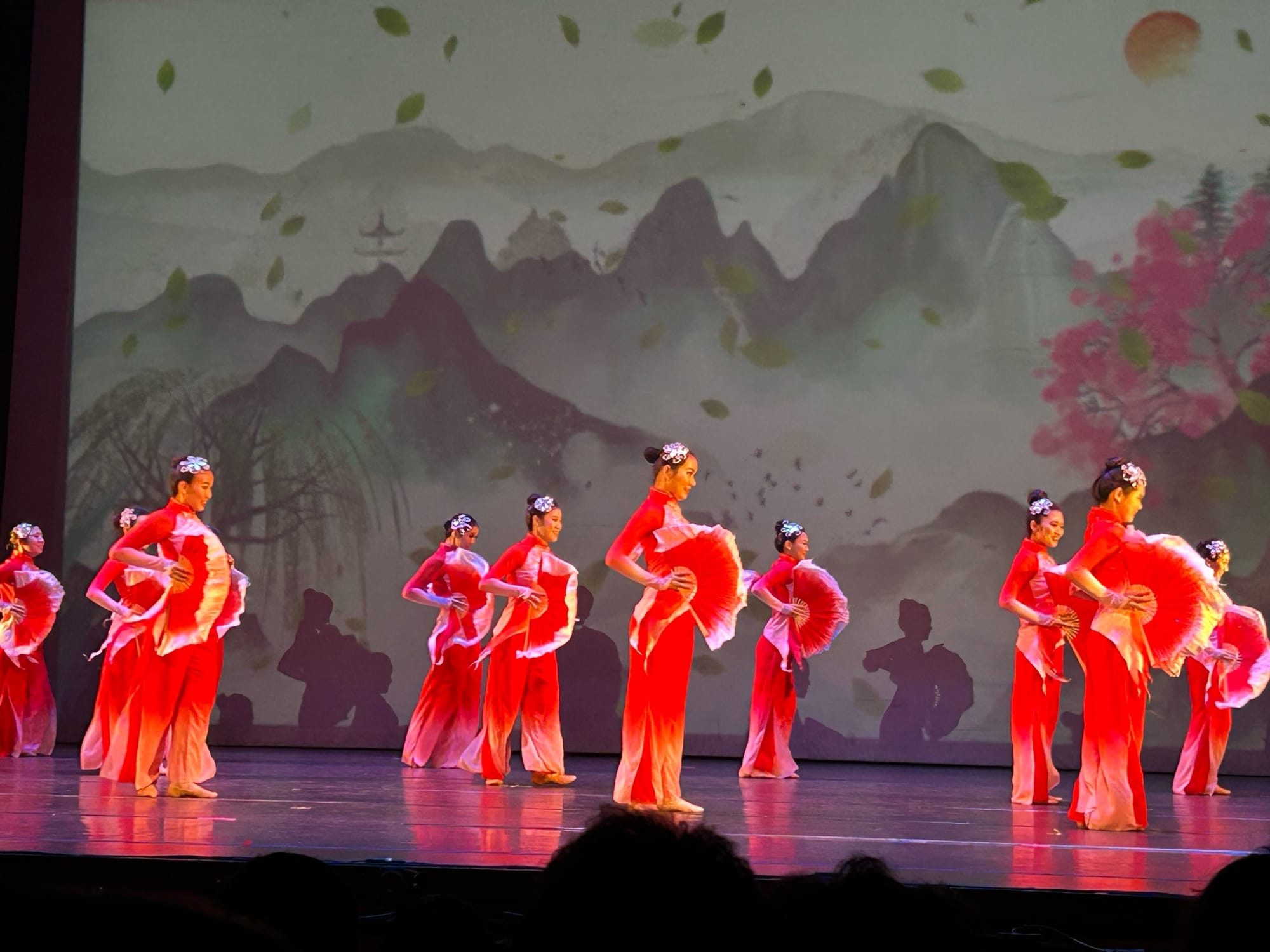 Invited to perform on the stage