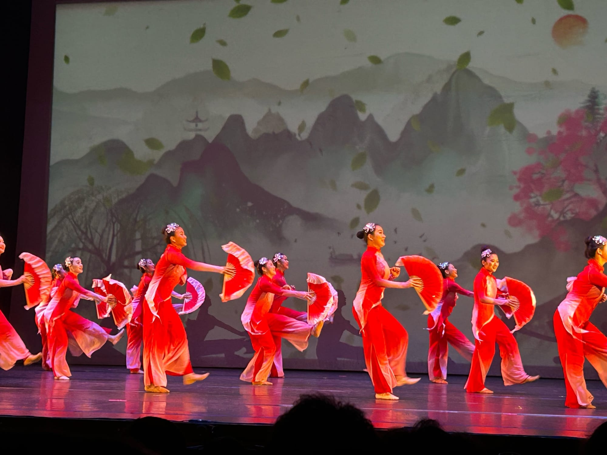 Invited to perform on the stage