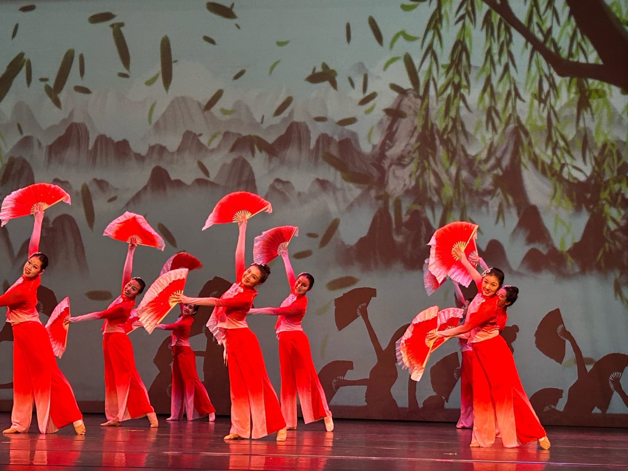 Invited to perform on the stage