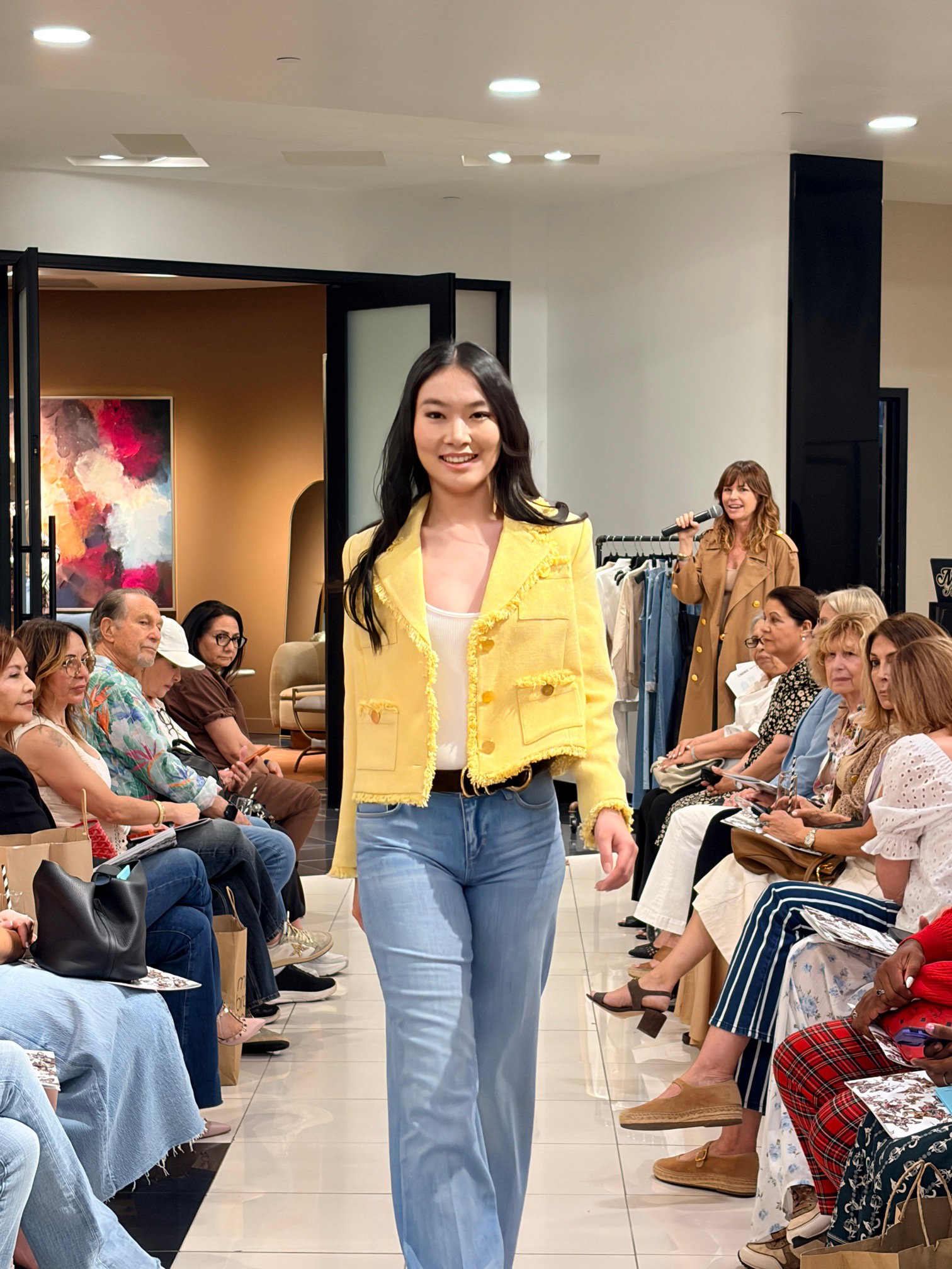 Catherine was invited to participate in fashion shows hosted by Macy's and Bloomingdale's.