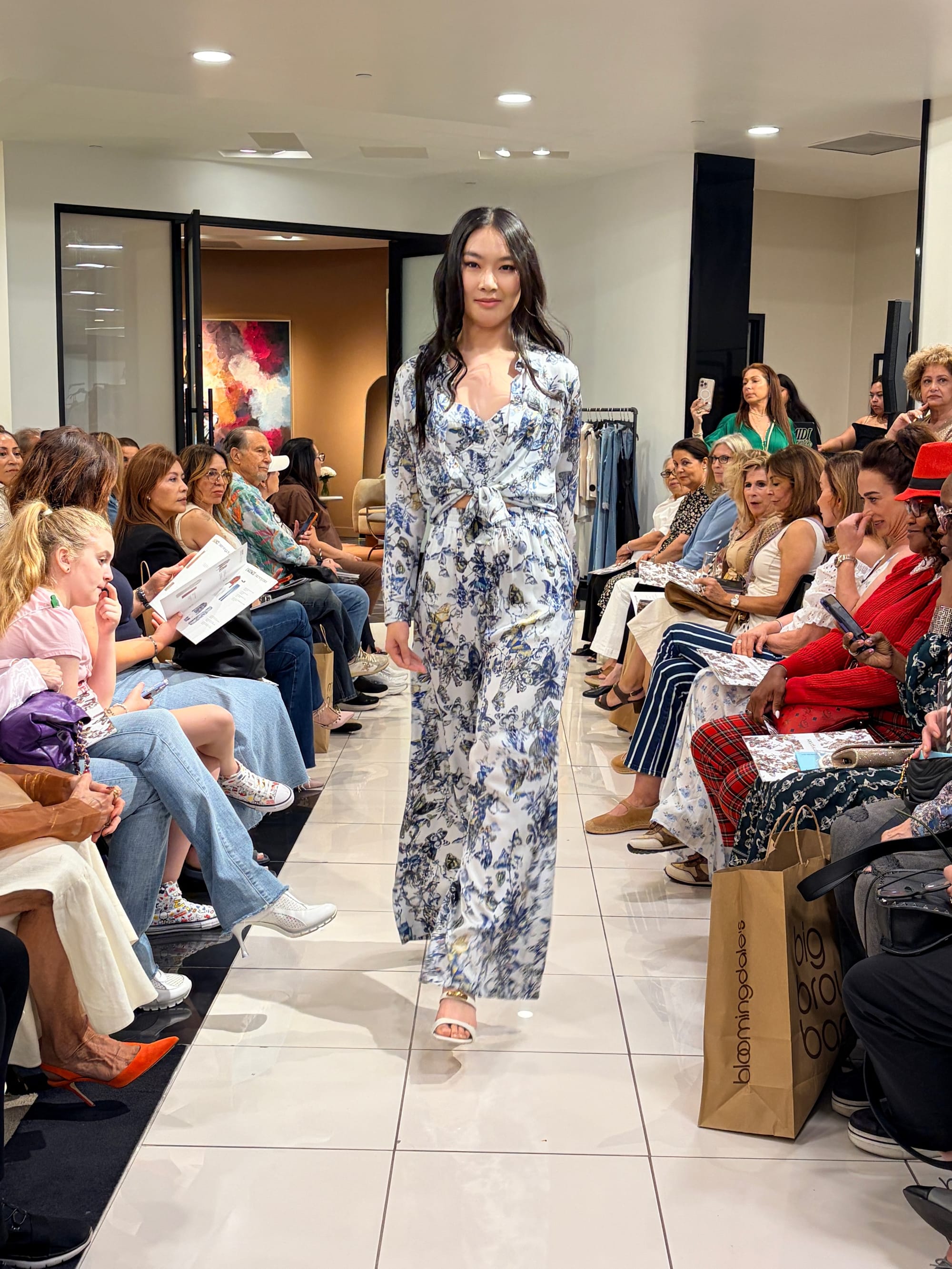 Catherine was invited to participate in fashion shows hosted by Macy's and Bloomingdale's.