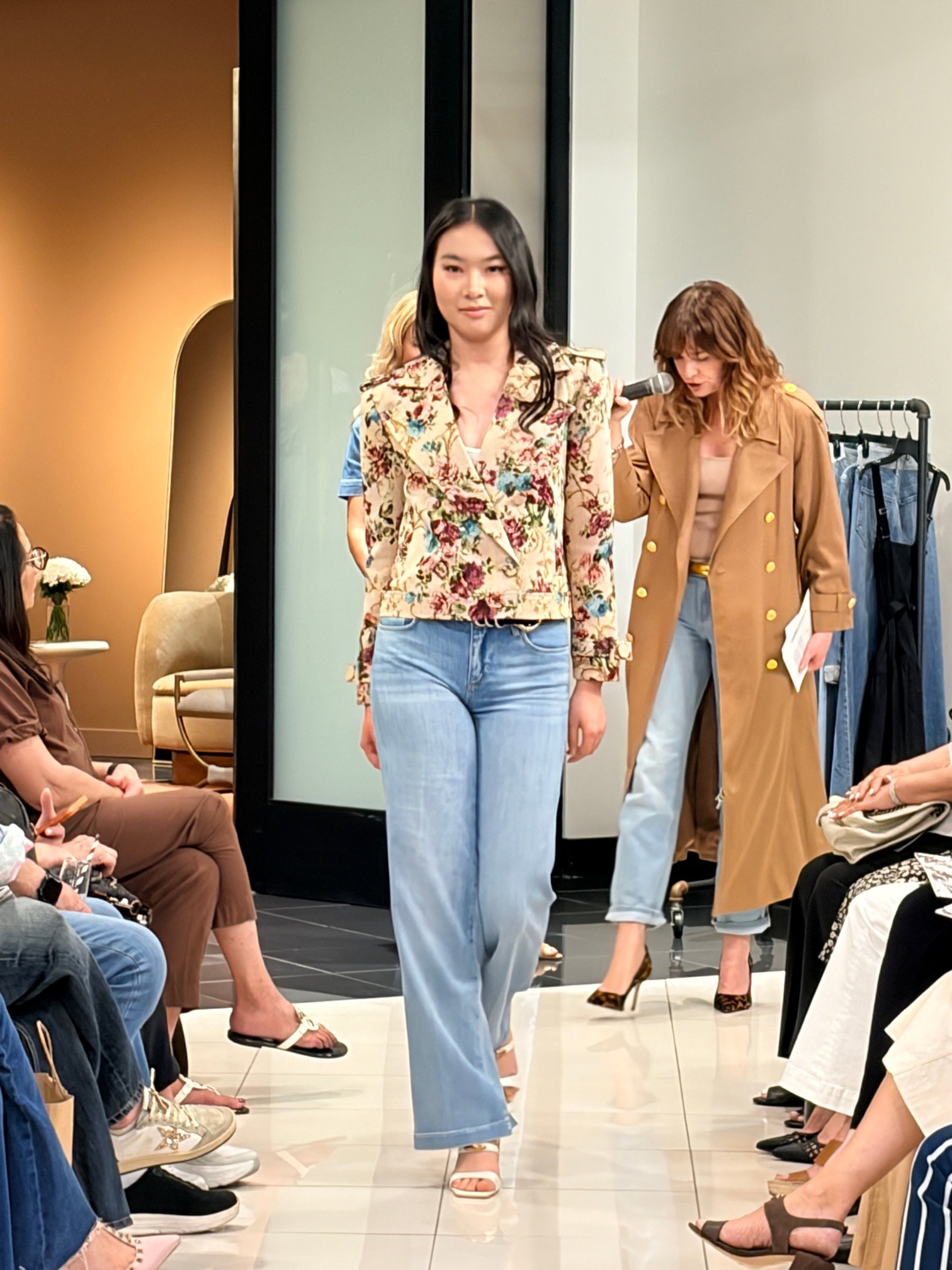 Catherine was invited to participate in fashion shows hosted by Macy's and Bloomingdale's.