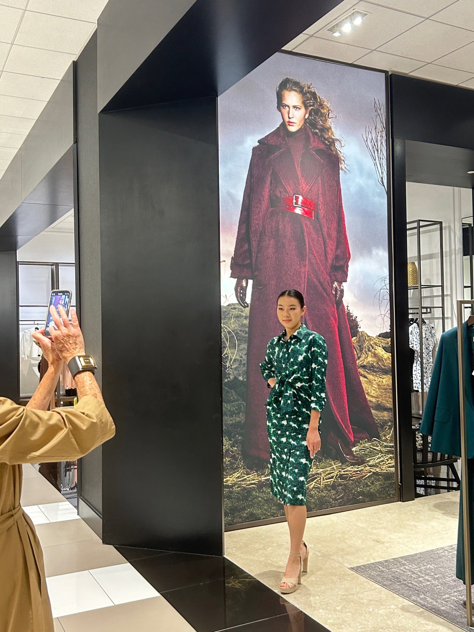 Catherine was invited to participate in fashion shows hosted by Macy's and Bloomingdale's.