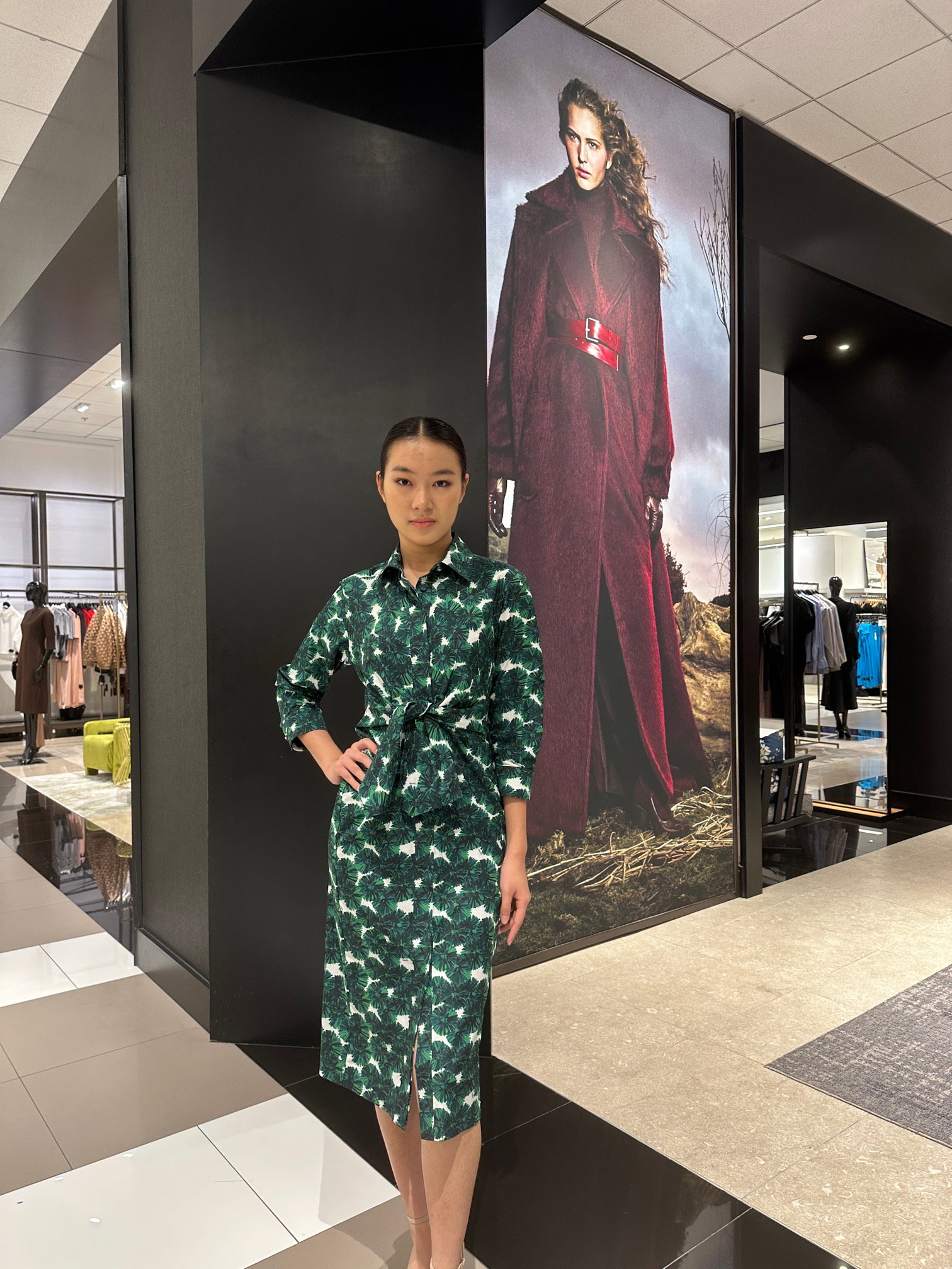 Catherine was invited to participate in fashion shows hosted by Macy's and Bloomingdale's.