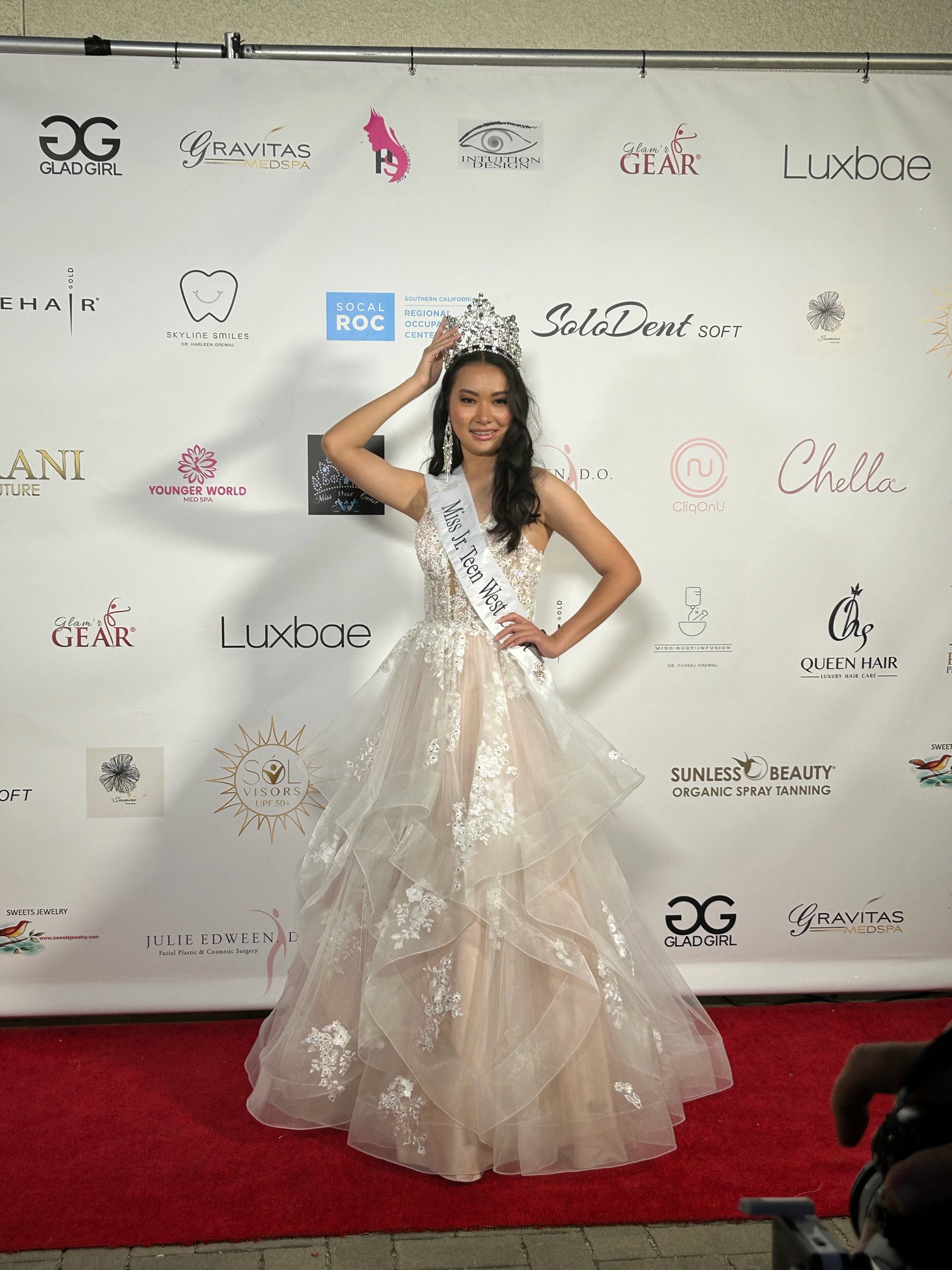 Catherine was crowned Miss West Coast 2023 and served as Miss California 2023–2024.