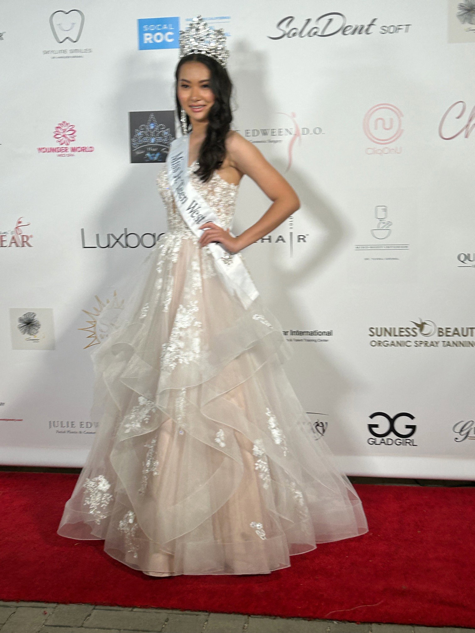 Catherine was crowned Miss West Coast 2023 and served as Miss California 2023–2024.