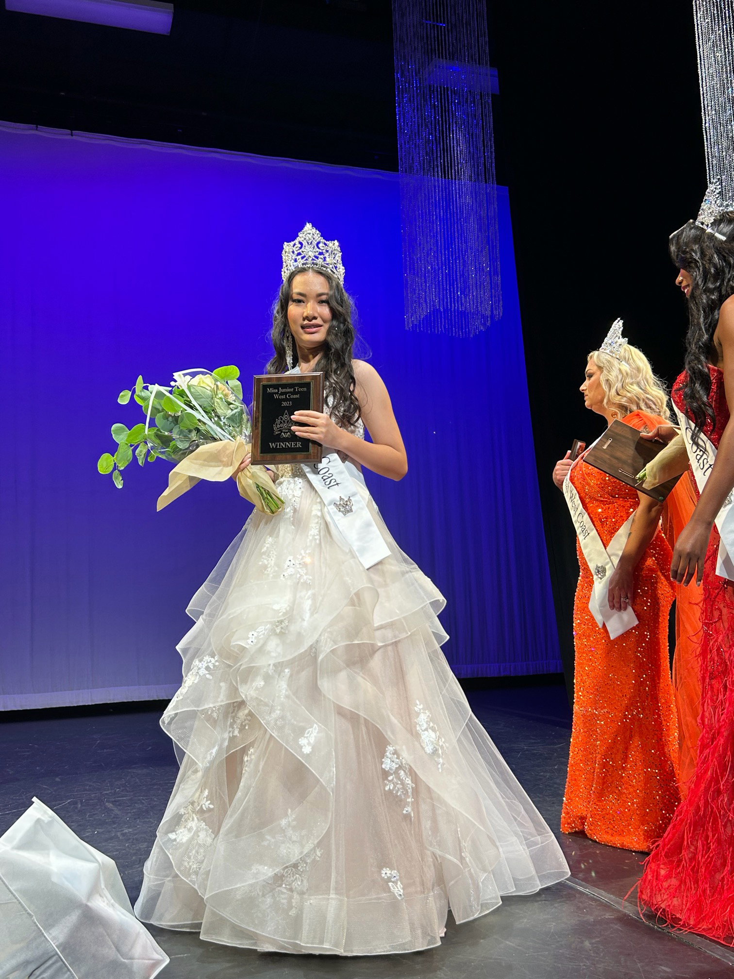 Catherine was crowned Miss West Coast 2023 and served as Miss California 2023–2024.