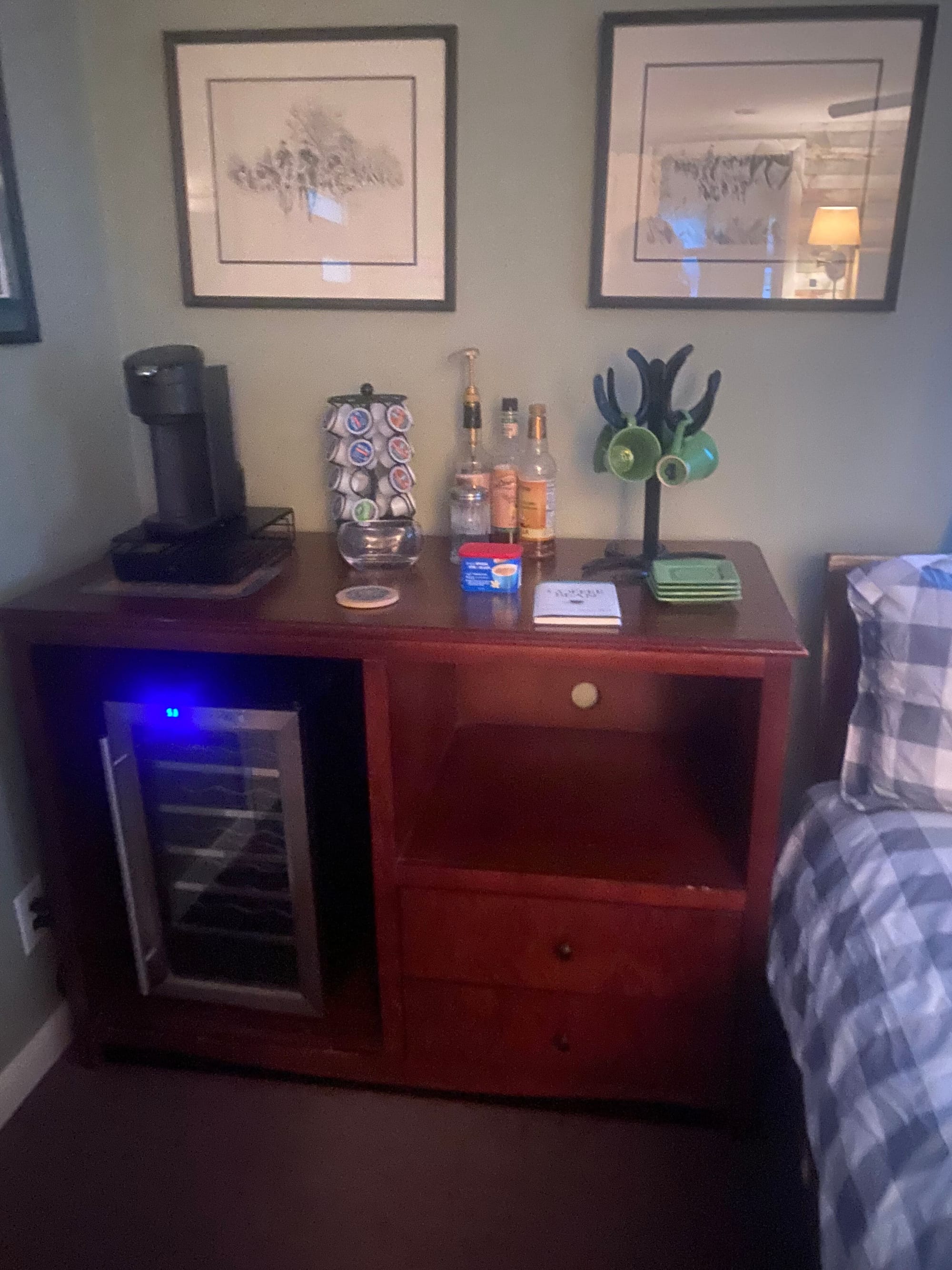 Bedroom- Coffee Station