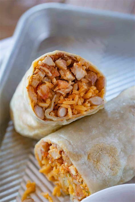 CHICKEN BURRITO OR BEEF BURRITO