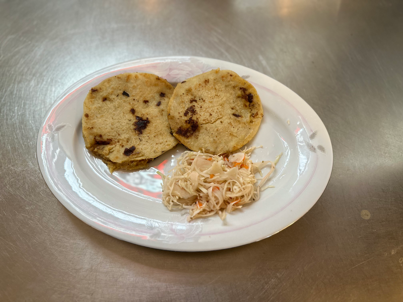 THURSDAY-CHORIZO AND HEESE PUPUSAS