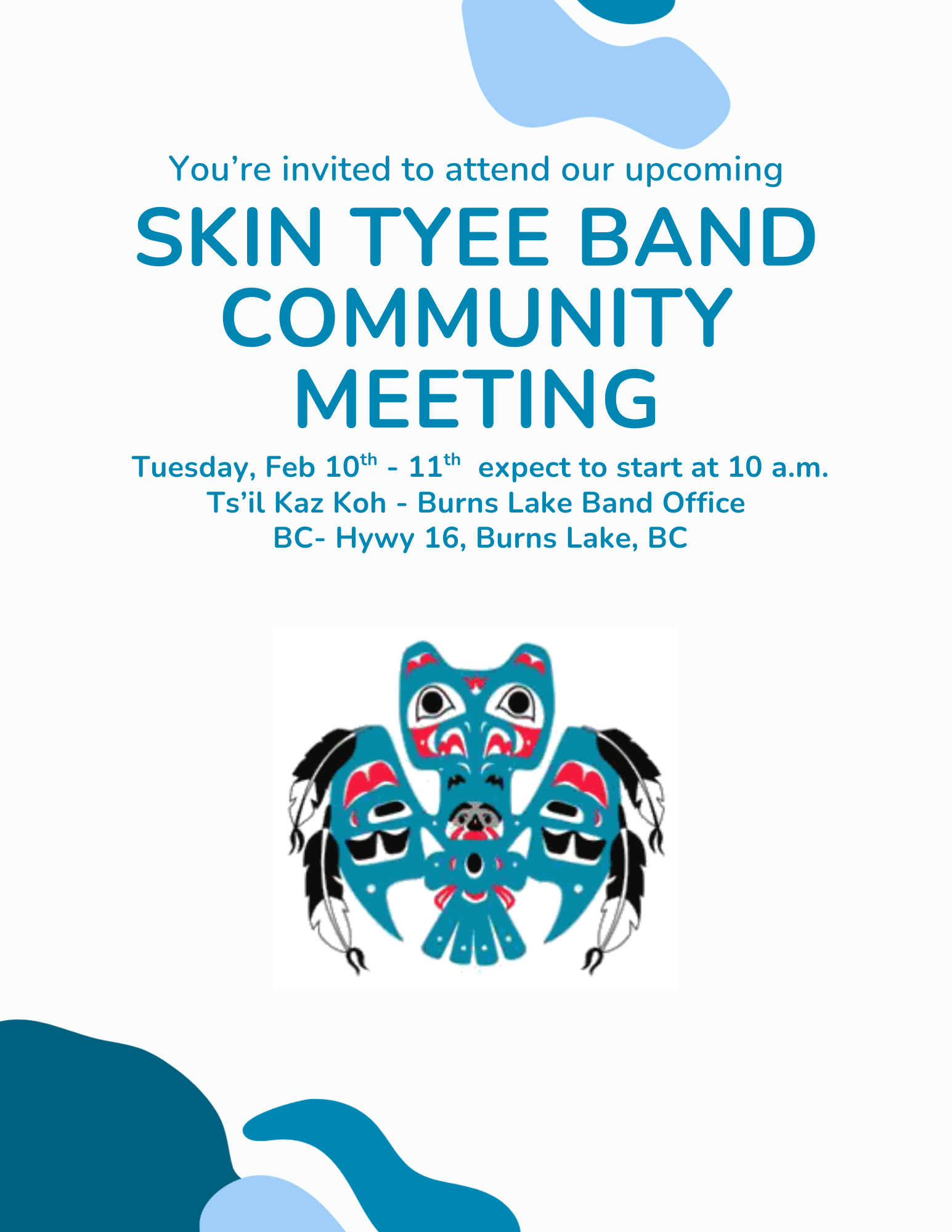 Skin Tyee Band Community Meeting
