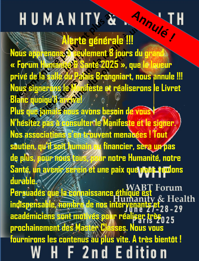 INTERNATIONAL FORUM "HUMANITY & HEALTH"