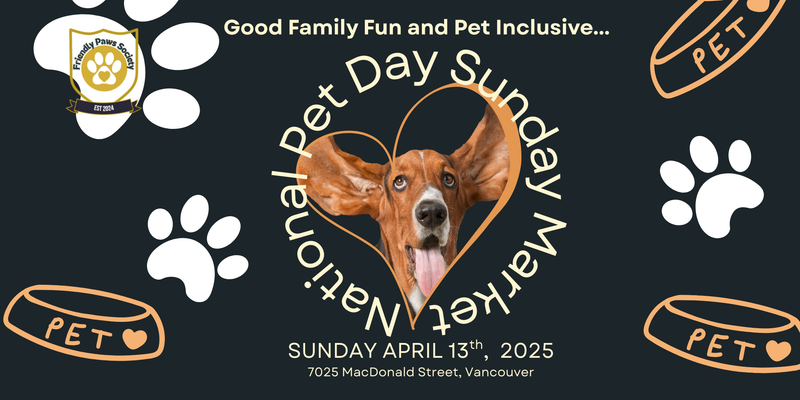 National Pet Day Sunday Pet Market