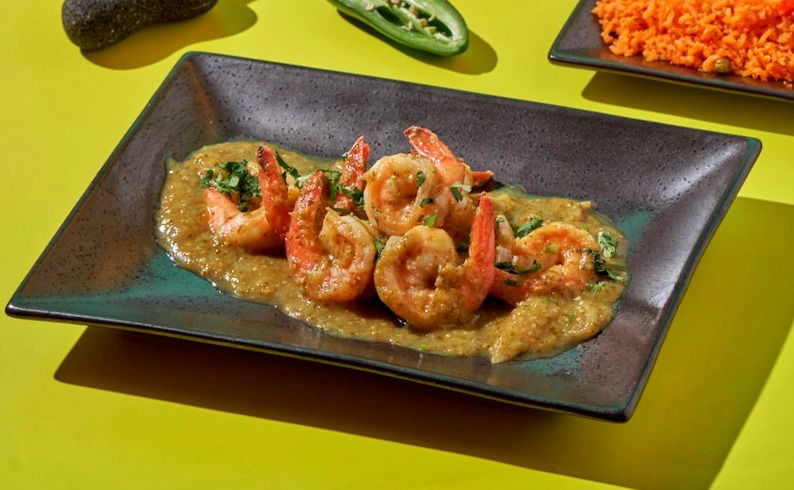 SPRIMP WITH CHIPOTLE OR GREEN SAUCE