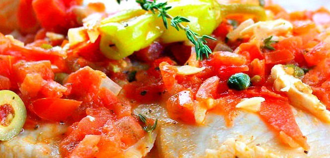 TILAPIA A LA MEXICANA WITH GREEN OR RED SAUCE