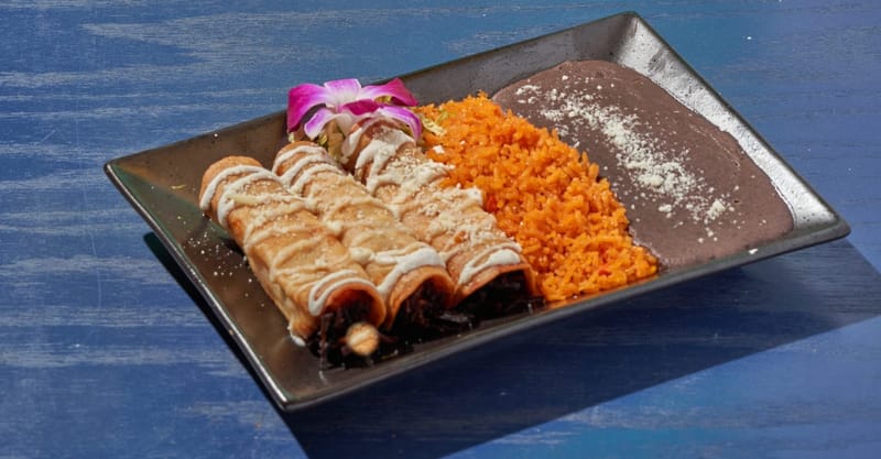 CHIMICHANGAS (BEEF OR CHICKEN)