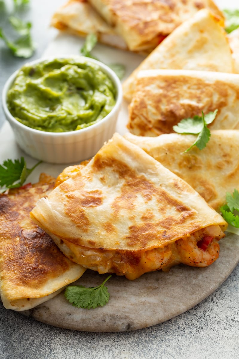 SHRIMP QUESADILLA