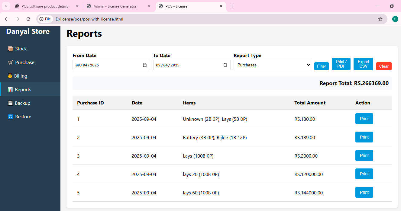 4. π Reports & Analytics