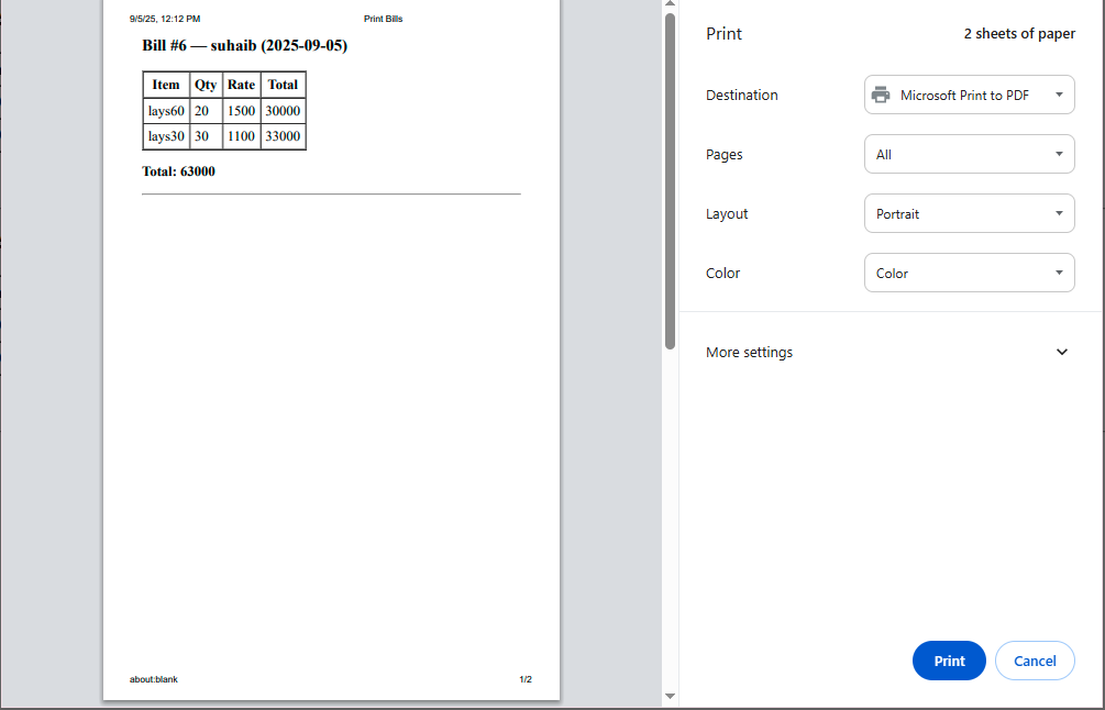 4. Load Form Generation