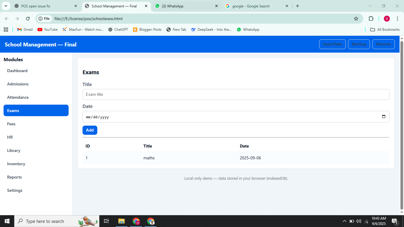 5. π° Fees Management