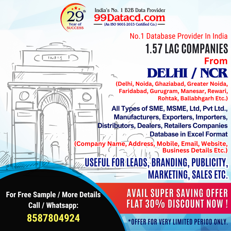 Get Updated List of Companies in Delhi NCR