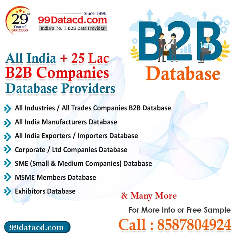 Access Quality B2B Data for Business Success- 99Datacd