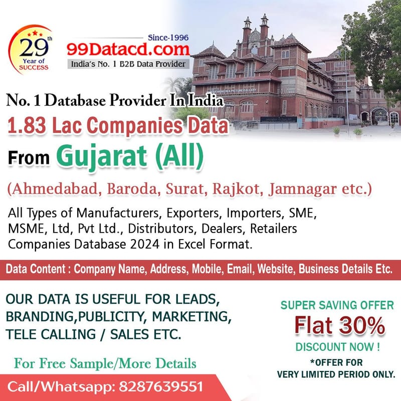 Surat Manufacturing Companies List in Excel Format