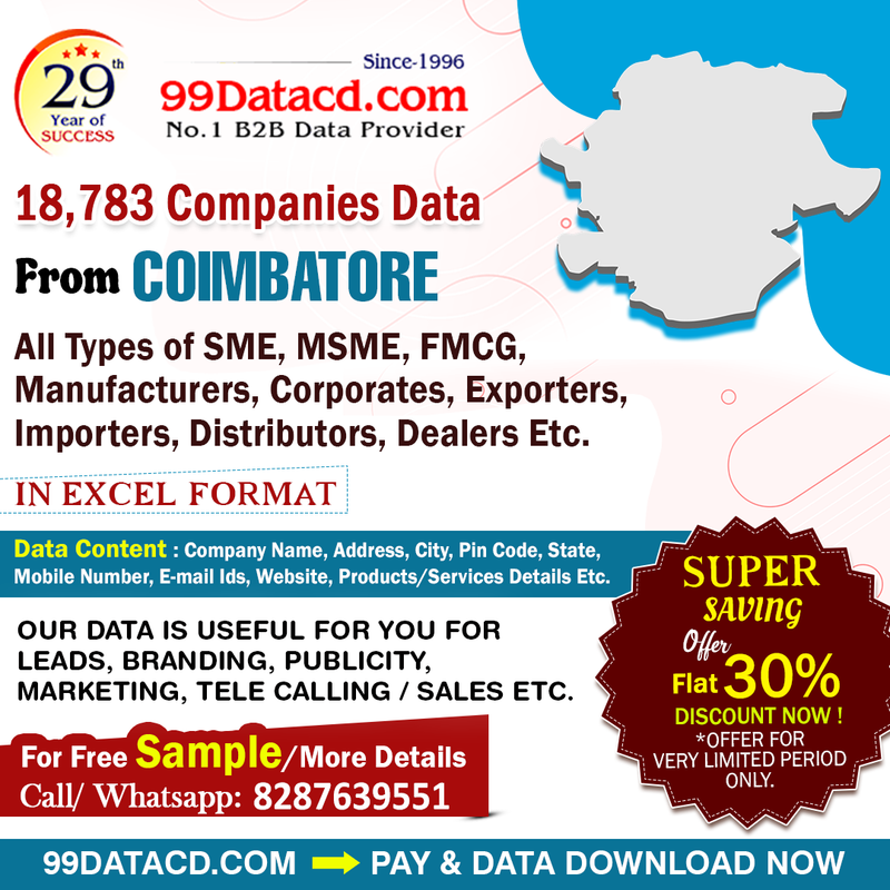 Unique List of Companies in Coimbatore with Contact Details