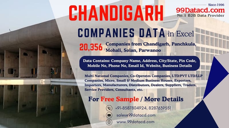 Download Ready-to-Use Chandigarh Companies List – Boost Your Sales