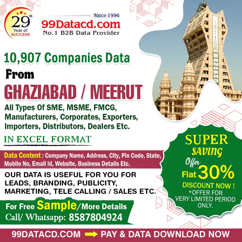 Top Verified List of companies in Ghaziabad