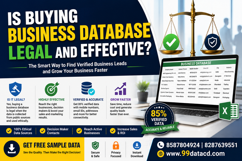 Is Buying Business Database Legal and Effective?
