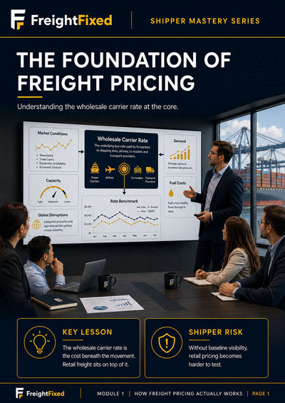 How Freight Pricing Actually Works