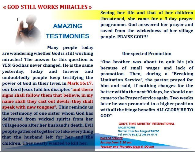 God of wonders is still working miracles 