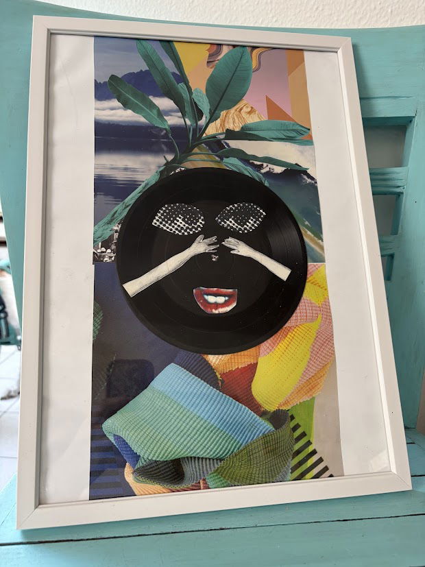 סדנא חוויתית- יצירת קולאז' ייחודי מתקליט ויניל