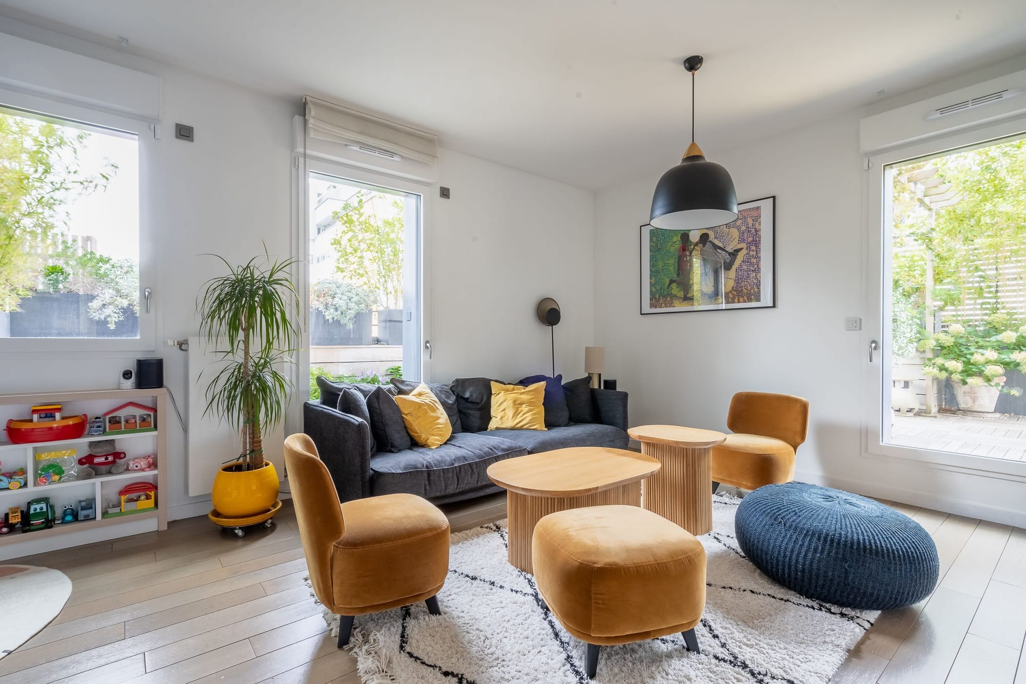 Appartement moderne avec terrasse dans l'Est de Paris