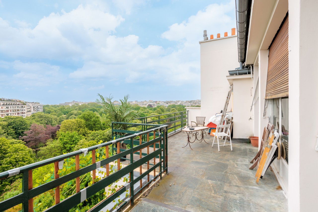 Appartement à rénover avec terrasses sur les jardins du Ranelagh (Paris 16)